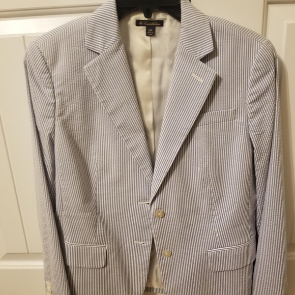 Brooks Brothers 365 Seer Sucker 3 Pc Suit Bundle - Picture 1 of 6